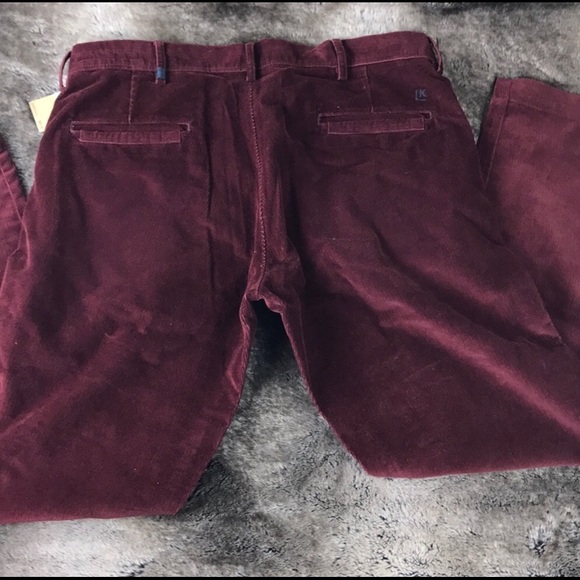Burgundy corduroy Life Khaki pants - Picture 6 of 7